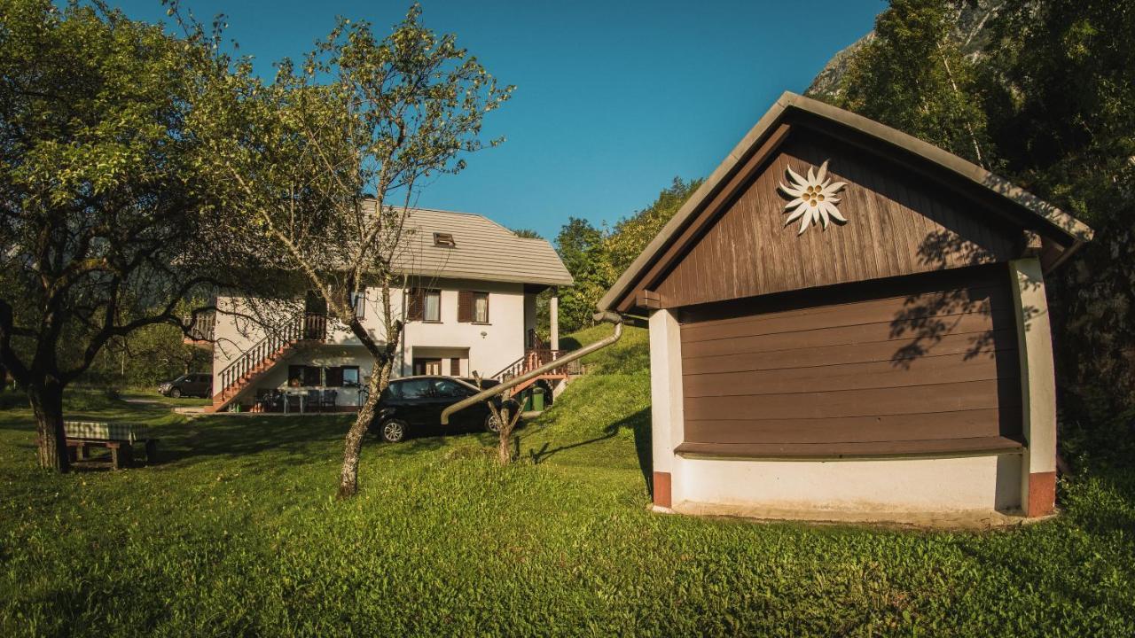 Apartmán Roja House Soča Exteriér fotografie